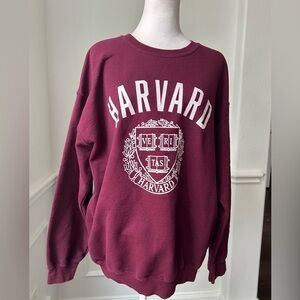 Ivysport Harvard Maroon Sweatshirt, Size Large
